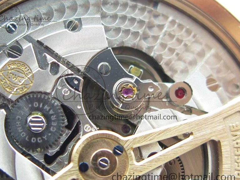 MIROTIME 0308 Compact Portugieser Perpetual Calendar IW503302 RG V9F 1:1 Best Edition White Dial on Brown Leather Strap A 7113